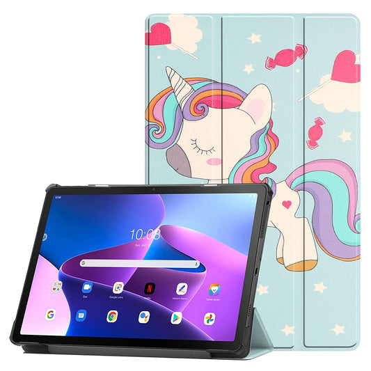 Coque pour Xiaomi Redmi Pad 2, Techsuit, FoldPro Unicorn, Multicolore