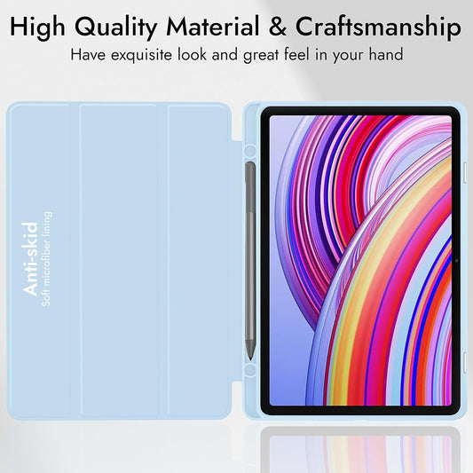 Hoes voor Xiaomi Redmi Pad Pro / Pad / Pad Pro 5G, Techsuit, Flex Trifold, Grijs