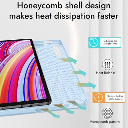 Hülle für Xiaomi Redmi Pad Pro / Pad / Pad Pro 5G, Techsuit, Flex Trifold, Rosa
