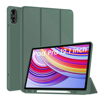 Hülle für Xiaomi Redmi Pad Pro / Pad / Pad Pro 5G, Techsuit, Flex Trifold, Grün