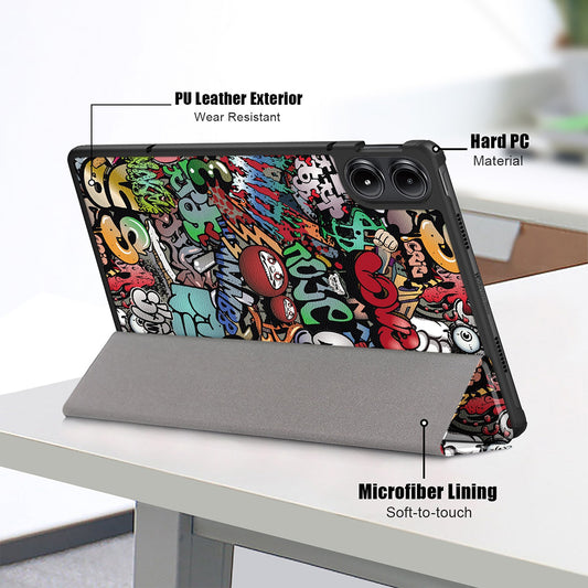Hoes voor Xiaomi Redmi Pad Pro / Pad / Pad Pro 5G, Techsuit, FoldPro Urban Vibe, Multicolor