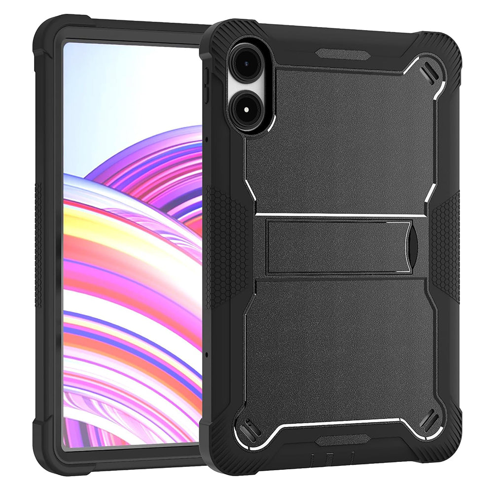 Hoes voor Xiaomi Redmi Pad Pro / Pro 5G / Poco Pad, Techsuit, Rugged TabShell, Zwart