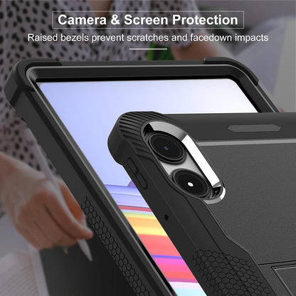 Hoes voor Xiaomi Redmi Pad Pro / Pro 5G / Poco Pad, Techsuit, Rugged TabShell, Zwart