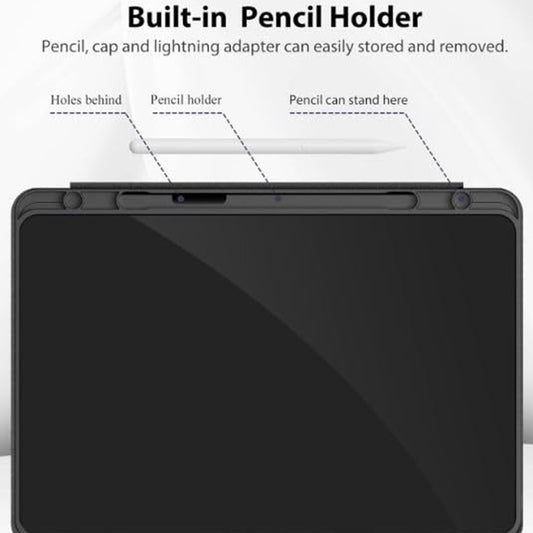 Coque pour Xiaomi Redmi Pad SE 8.7, Techsuit, Flex Trifold, Noire