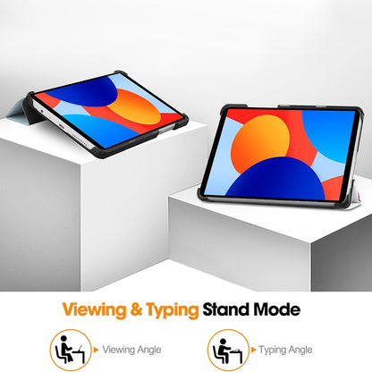 Hülle für Xiaomi Redmi Pad SE 8.7, Techsuit, FoldPro Unicorn, Mehrfarbig