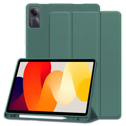 Hoes voor Xiaomi Redmi Pad SE, Techsuit, Flex Trifold, Groen