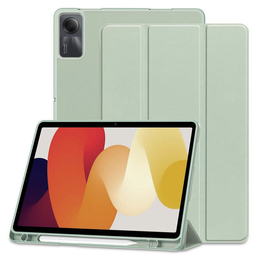 Hoes voor Xiaomi Redmi Pad SE, Techsuit, Flex Trifold, Matcha Groen