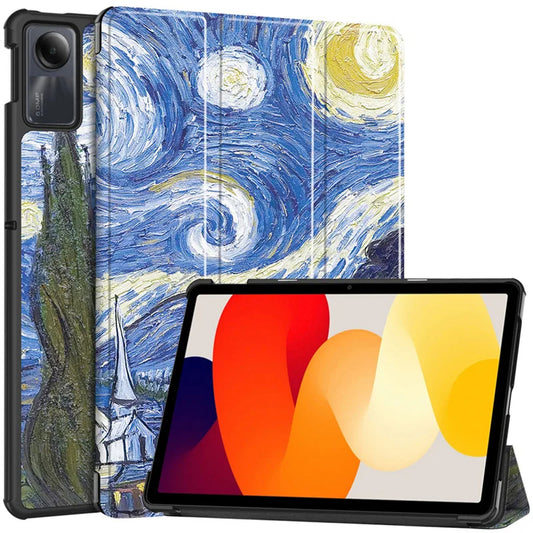 Hülle für Xiaomi Redmi Pad SE, Techsuit, FoldPro Starry Night, Mehrfarbig