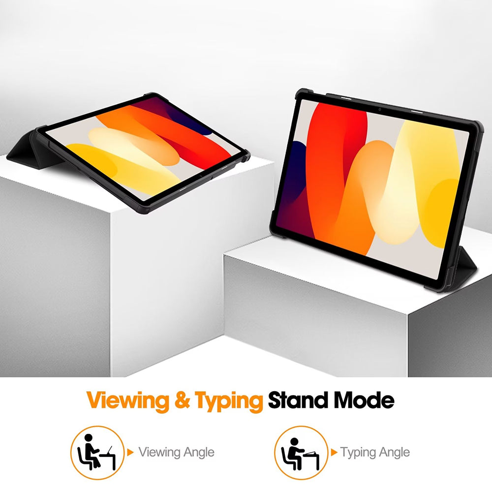 Hülle für Xiaomi Redmi Pad SE, Techsuit, FoldPro Unicorn, Mehrfarbig