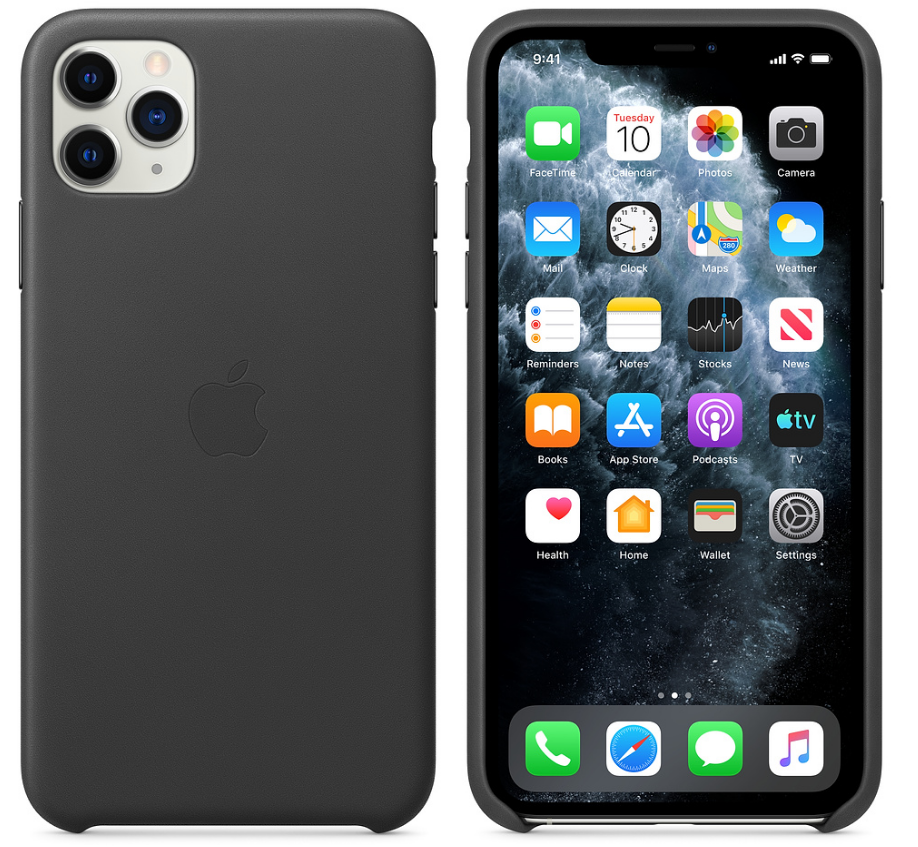 Beschermhoes voor Apple iPhone 11 Pro Max, zwart MX0E2ZM/A 