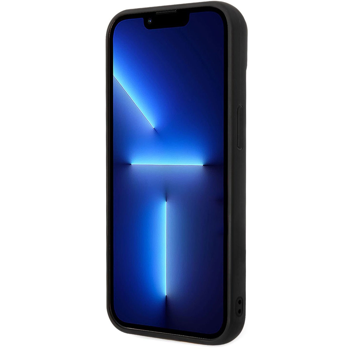 Étui pour Apple iPhone 14 Plus, Karl Lagerfeld, Quilted Puffy Metal Logo, Noir