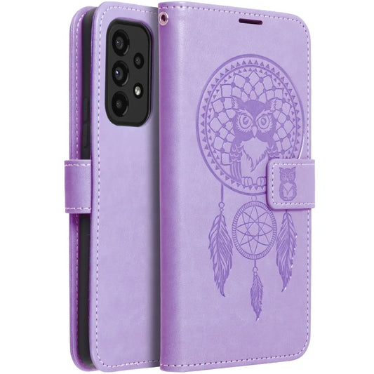 Hoesje voor Samsung Galaxy A22 5G A226, OEM, MEZZO Dream Catcher, Paars