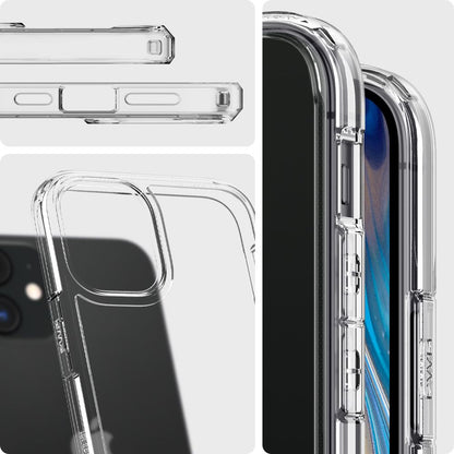 Étui pour Apple iPhone 12 / 12 Pro, Spigen, Ultra Hybrid, Transparent ACS01702