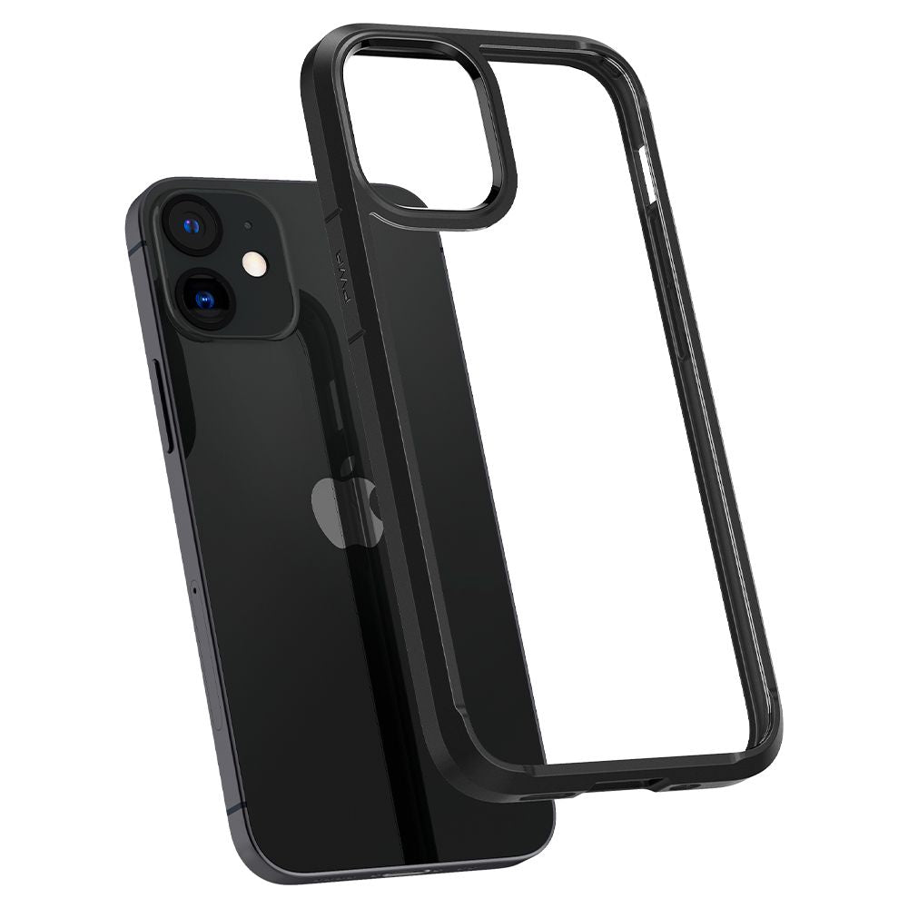 Étui pour Apple iPhone 12 / 12 Pro, Spigen, Ultra Hybrid, Noir ACS01703