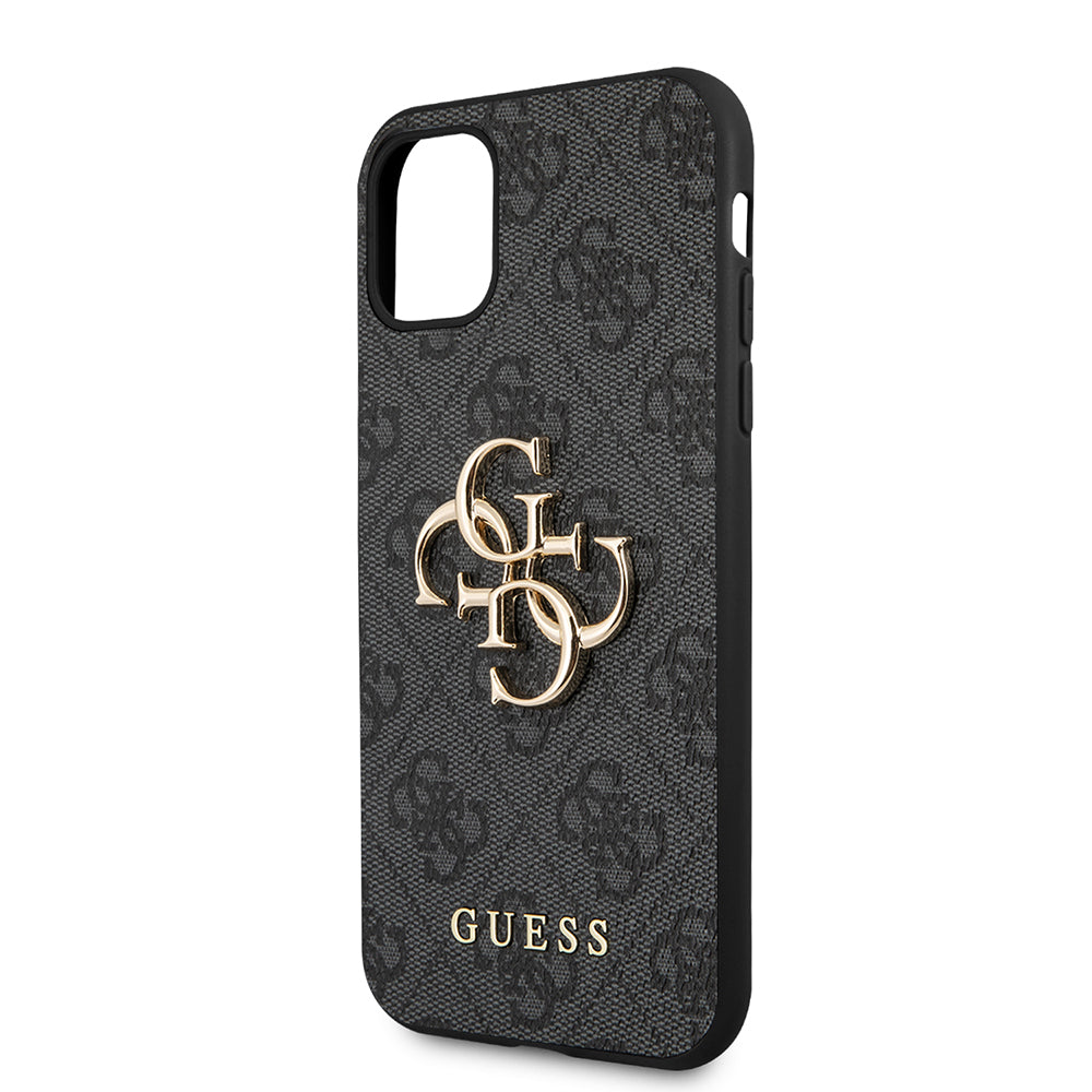 Case for Apple iPhone 11, Guess, 4G Metal Logo, Grey