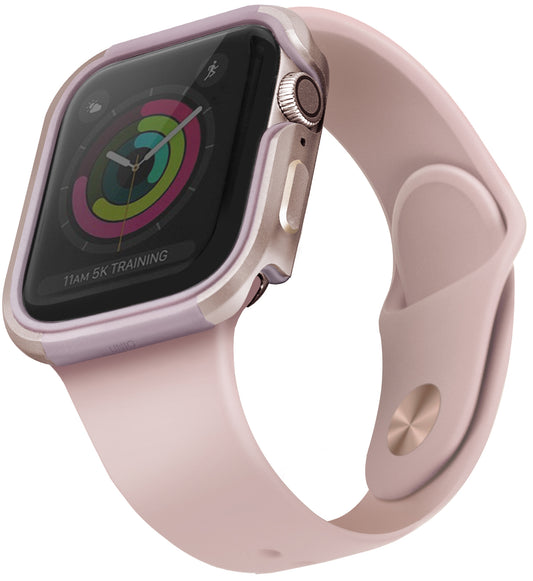 Étui UNIQ Valencia pour Apple Watch 44mm, rose