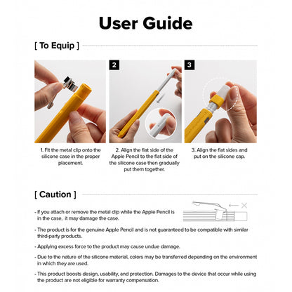 Ringke Drafting hoes voor Apple Pencil Pro / Pencil (Generatie 2), Wit