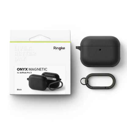 Ringke Onyx hoesje voor Apple AirPods 3, Zwart