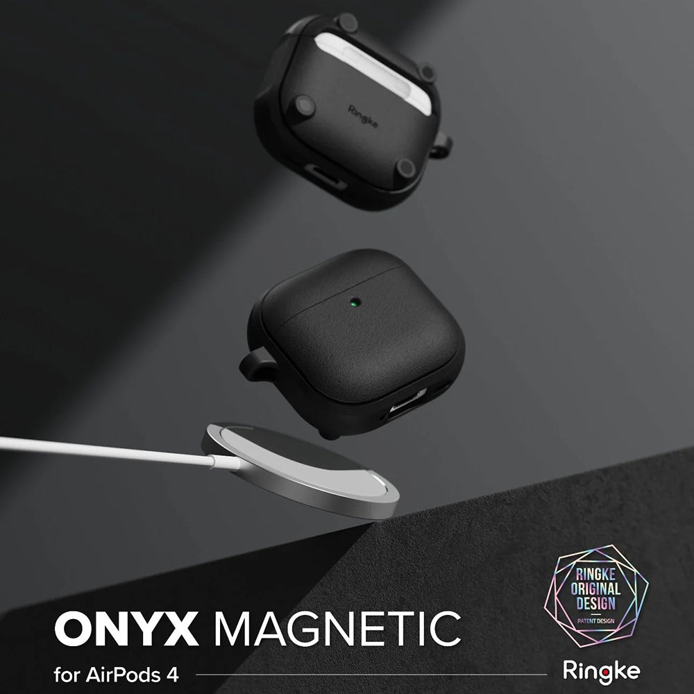 Coque Ringke Onyx Magnétique pour Apple AirPods 4, Vert
