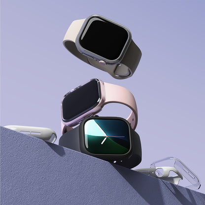 Ringke Slim Hülle für Apple Watch Series 10 / 11 42mm, 2er Set, Matt Schwarz / Transparent