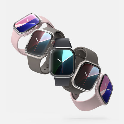 Ringke Slim Hülle für Apple Watch Series 10 / 11 46mm, 2er Set, Matt Schwarz / Transparent
