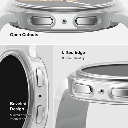 Coque Ringke Slim pour Samsung Galaxy Watch8 Classic, Lot de 2 pièces, Transparente