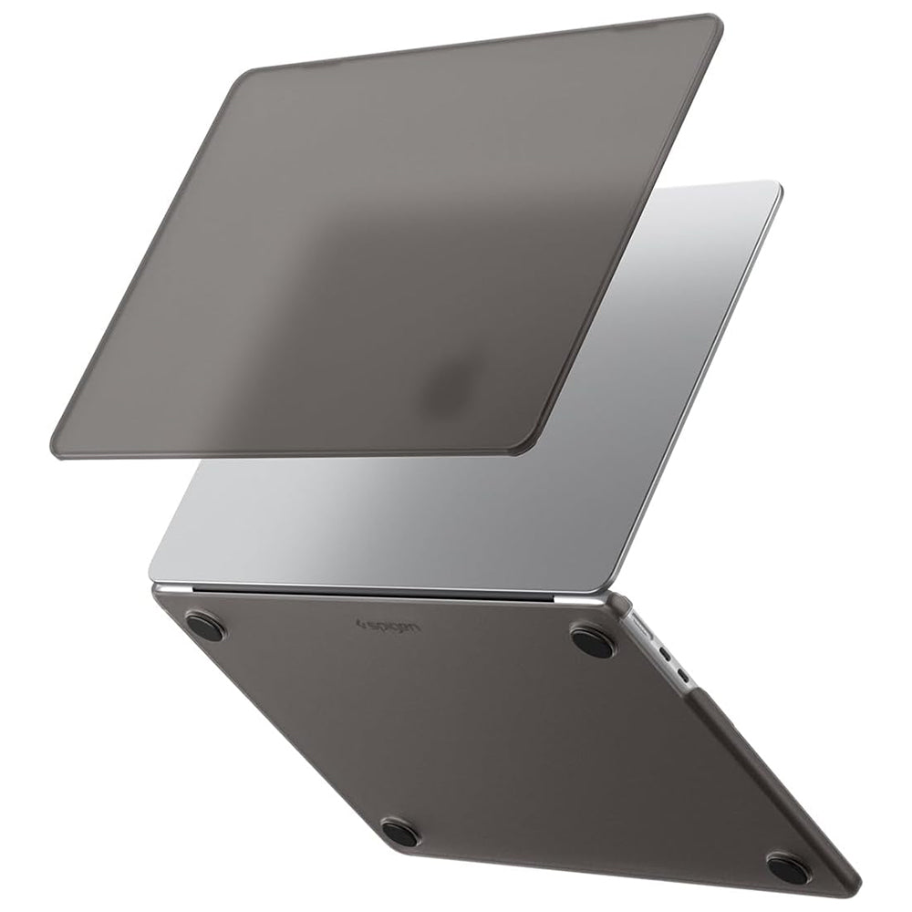 Coque Spigen Airskin pour Apple MacBook Air 13 pouces (2026) / (2025) / (2024) / (2022), Noir Satiné ACS11531