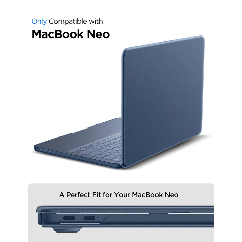 Coque Spigen Airskin pour Apple MacBook Neo 13 pouces, Transparente Satinée ACS11543