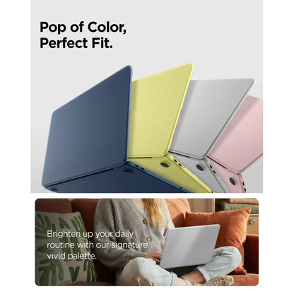 Coque Spigen Airskin pour Apple MacBook Neo 13 pouces, Transparente Satinée ACS11543