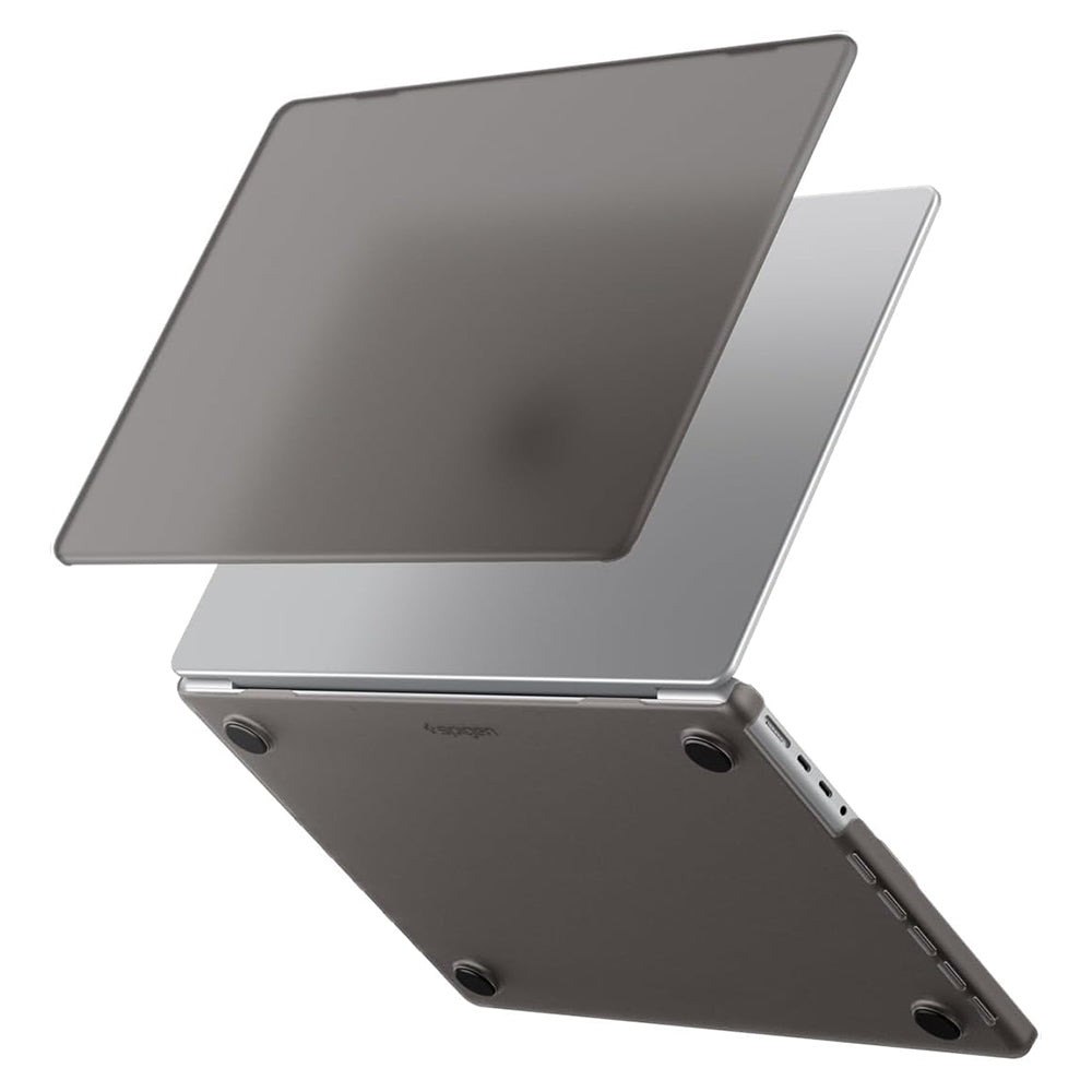 Coque Spigen Airskin pour Apple MacBook Pro 14 pouces (2026) / (2025) / (2023) / (2022) / (2021), Noir Satiné ACS11529