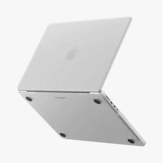 Spigen Airskin Hülle für Apple MacBook Pro 16 Zoll (2026) / (2024) / (2023) / (2021), Transparent Satin ACS11526