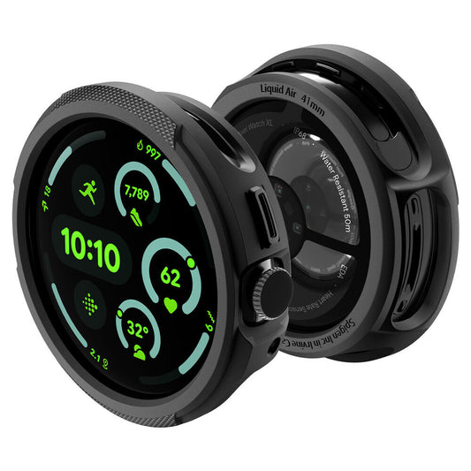 Spigen Liquid Air hoesje voor Google Pixel Watch 4 41mm, Mat Zwart ACS09483