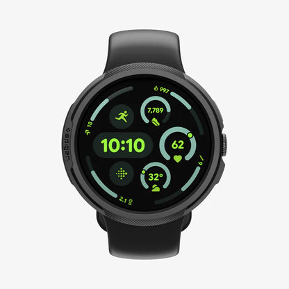 Spigen Liquid Air Hülle für Google Pixel Watch 4 45mm, Matt Schwarz ACS11222