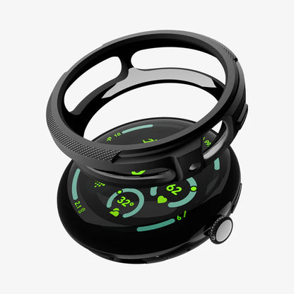 Spigen Liquid Air Hülle für Google Pixel Watch 4 45mm, Matt Schwarz ACS11222