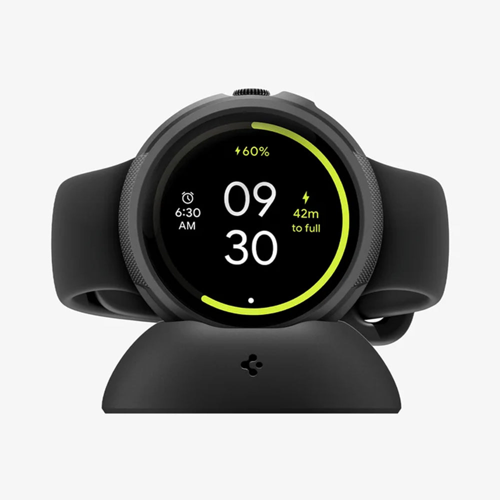 Spigen Liquid Air Hülle für Google Pixel Watch 4 45mm, Matt Schwarz ACS11222