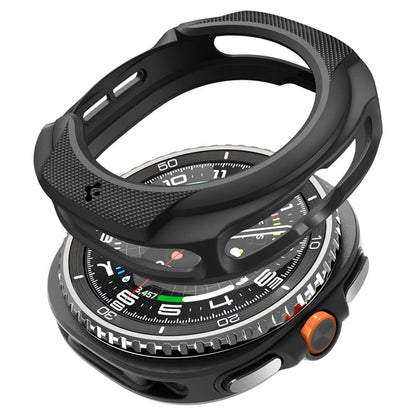 Housse Spigen Liquid Air pour Samsung Galaxy Watch8 Classic, Noir Mat ACS09841