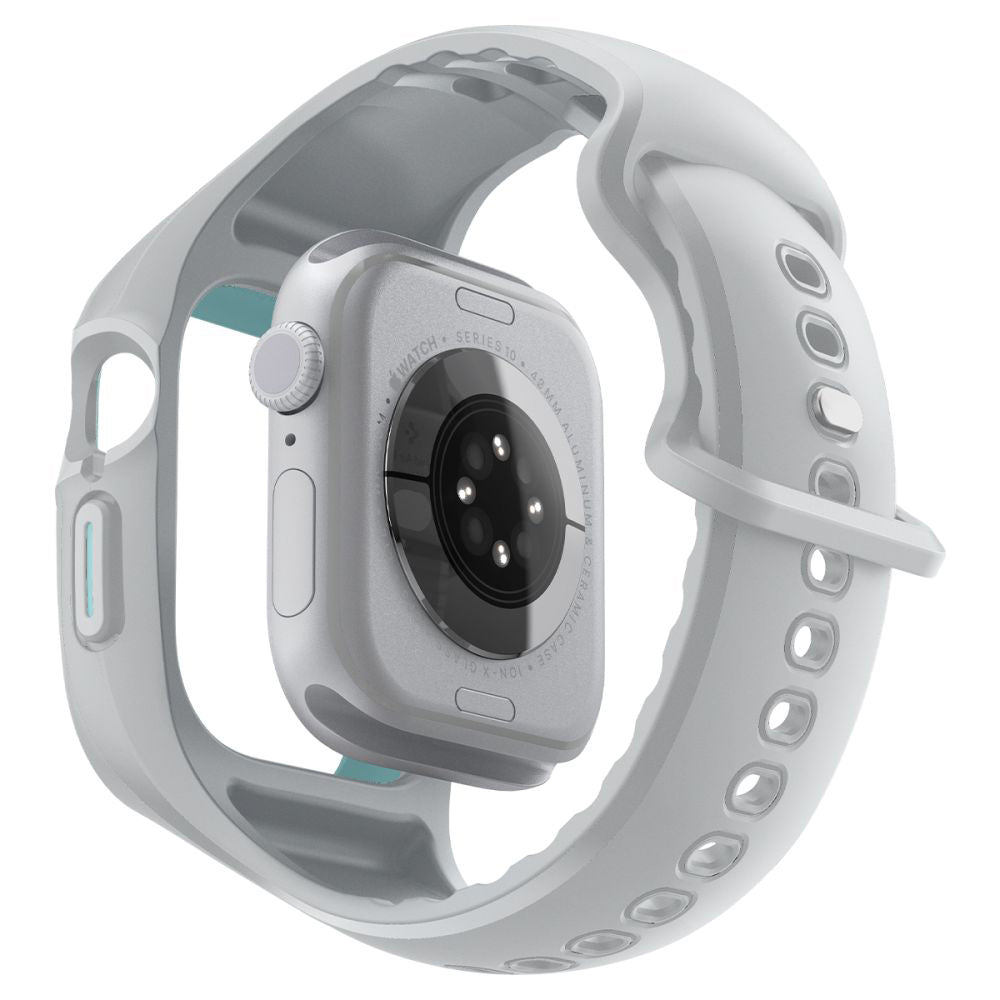 Housse Spigen Liquid Air Pro pour Apple Watch Series 10 / 11 46mm, Gris ACS09318