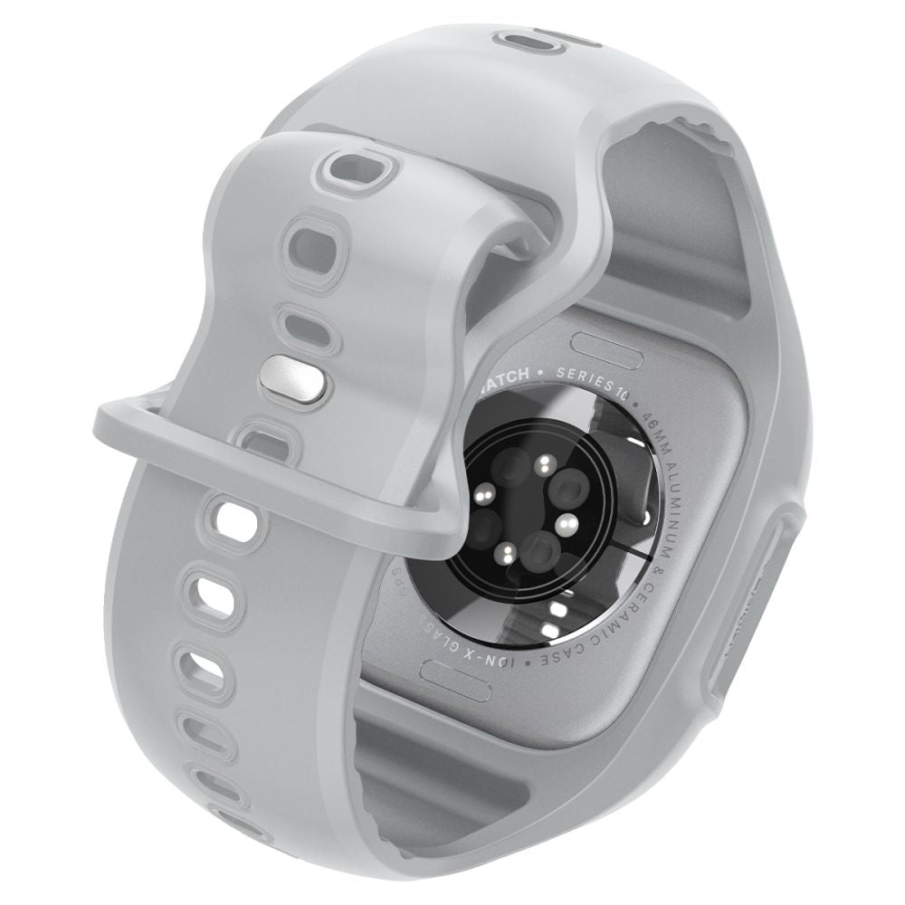 Housse Spigen Liquid Air Pro pour Apple Watch Series 10 / 11 46mm, Gris ACS09318