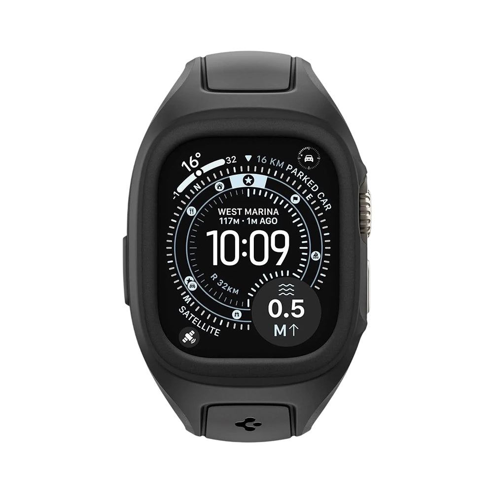 Spigen Liquid Air Pro hoes voor Apple Watch Ultra Series, Zwart ACS05463