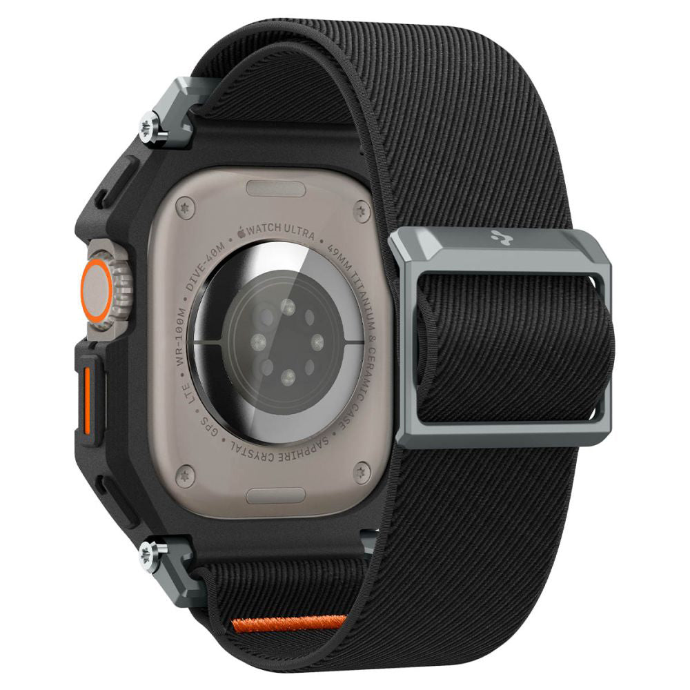 Spigen Lite Fit Pro hoes voor Apple Watch Ultra Series, Mat Zwart ACS07104