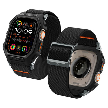 Spigen Lite Fit Pro hoes voor Apple Watch Ultra Series, Mat Zwart ACS07104