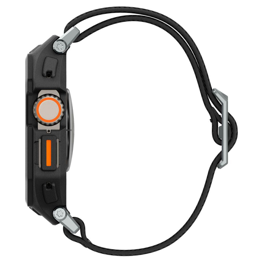 Spigen Lite Fit Pro hoes voor Apple Watch Ultra Series, Mat Zwart ACS07104