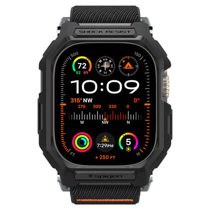 Spigen Lite Fit Pro hoes voor Apple Watch Ultra Series, Mat Zwart ACS07104