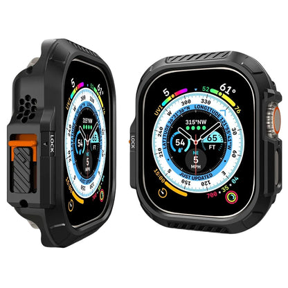Coque Spigen Lock Fit pour Apple Watch Ultra Series, Noir Mat ACS06208
