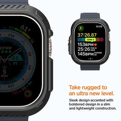 Coque Spigen Lock Fit pour Apple Watch Ultra Series, Noir Mat ACS06208