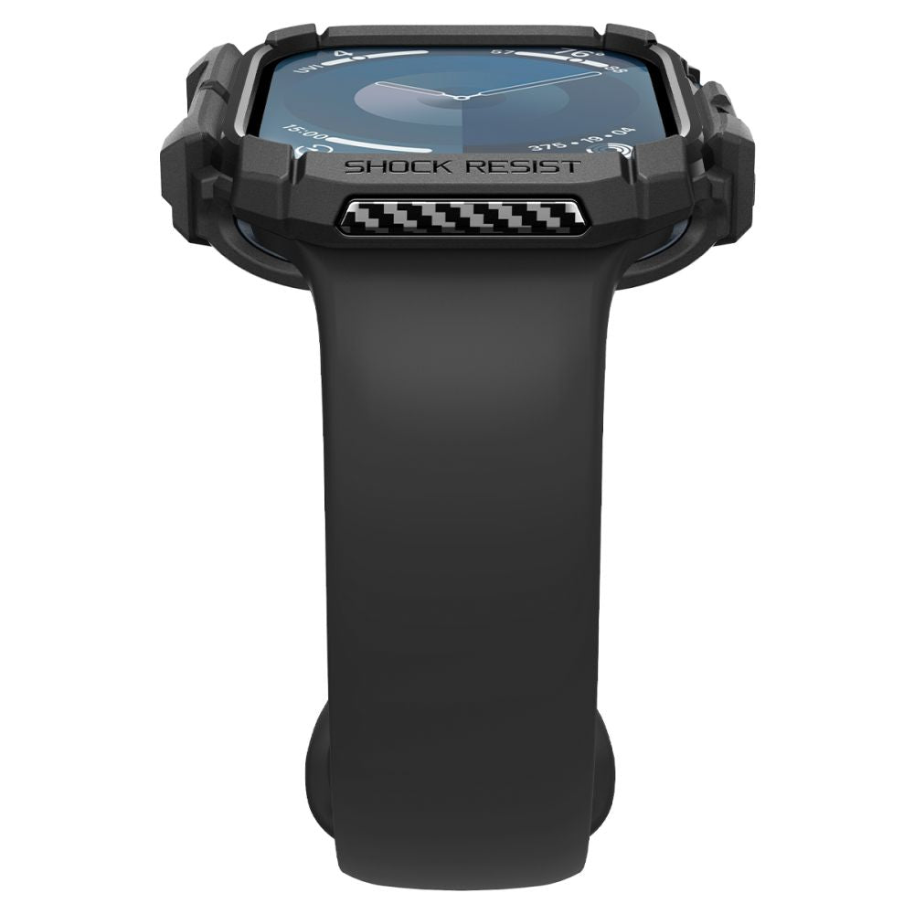 Spigen Rugged Armor Hülle für Apple Watch Series 10 / 11 42mm, Schwarz ACS08585