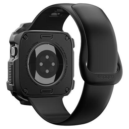 Spigen Rugged Armor Hülle für Apple Watch Series 12 46mm, Matt Schwarz ACS11886