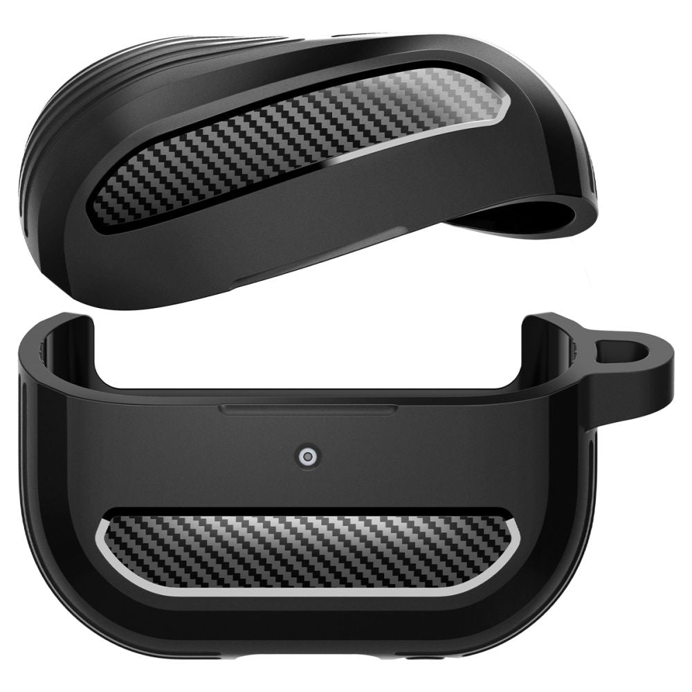 Spigen Rugged Armor Hülle für Samsung Galaxy Buds3 FE / Buds3 Pro / Buds3, Schwarz ACS08330