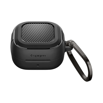Étui Spigen Rugged Armor pour Samsung Galaxy Buds4 / Buds4 Pro, Noir Mat ACS11200