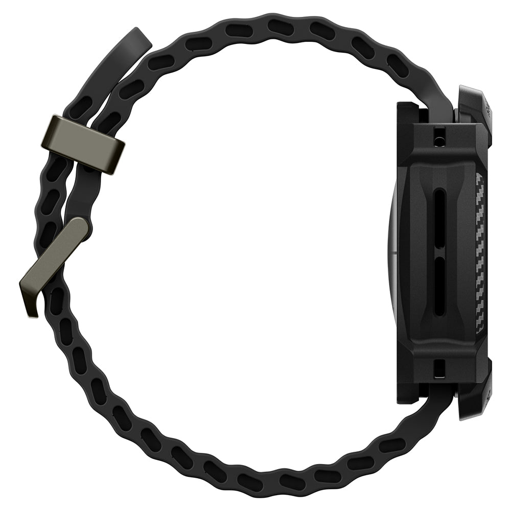 Coque Spigen Rugged Armor pour Samsung Galaxy Watch Ultra2, Noir Mat ACS11611